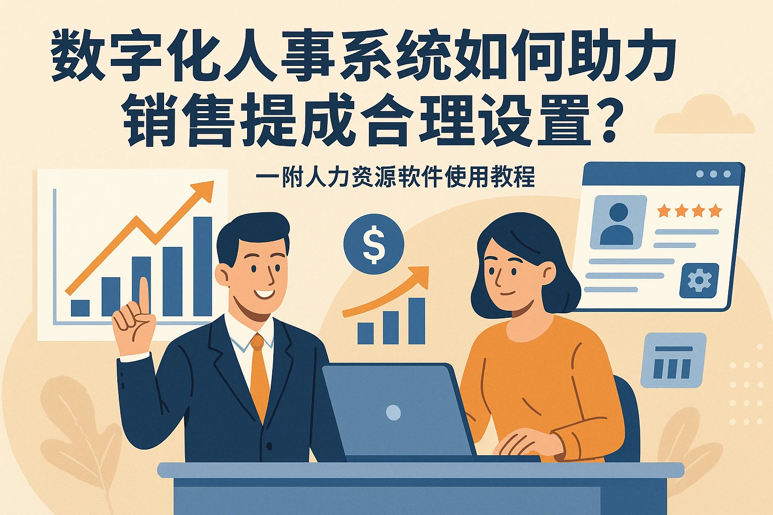 数字化人事系统如何助力销售提成合理设置？——附人力资源软件使用教程