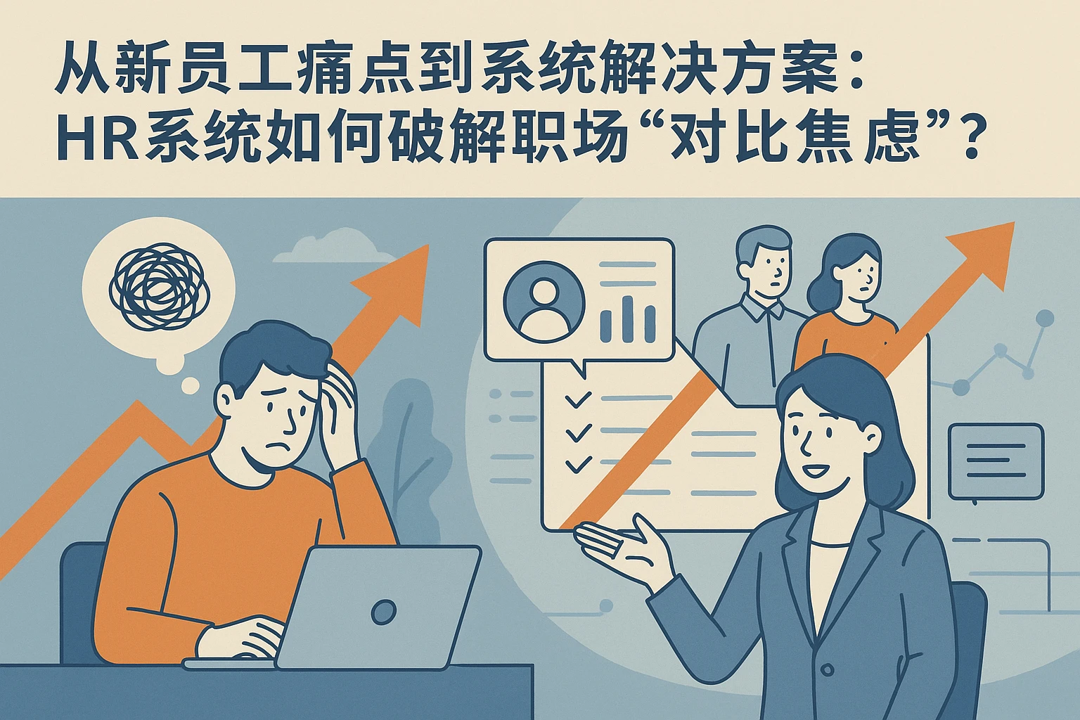 从新员工痛点到系统解决方案:HR系统如何破解职场“对比焦虑”?