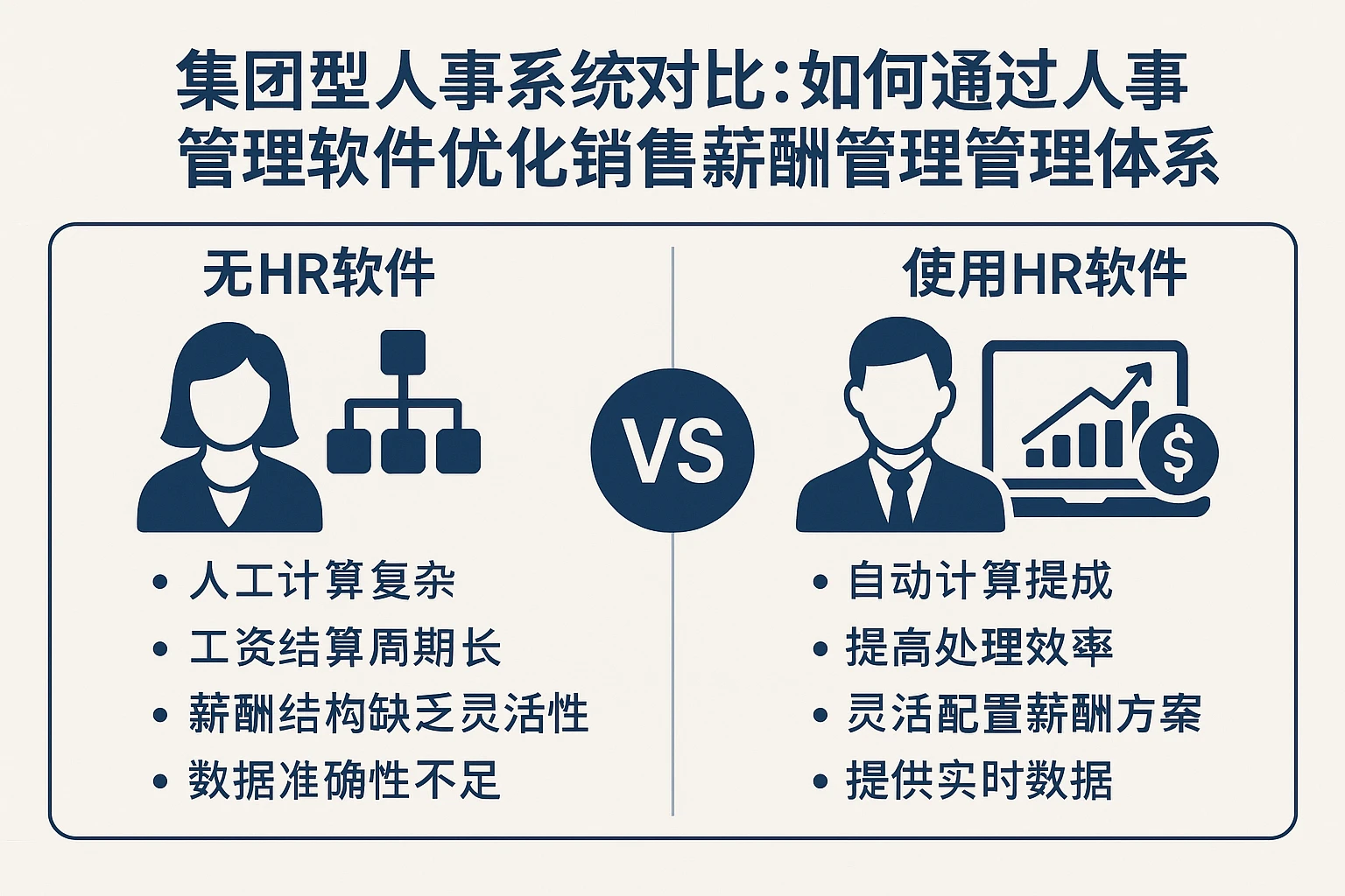 集团型人事系统对比:如何通过人事管理软件优化销售薪酬管理体系