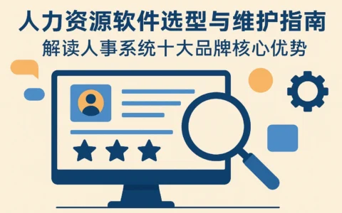 人力资源软件选型与维护指南：解读人事系统十大品牌核心优势