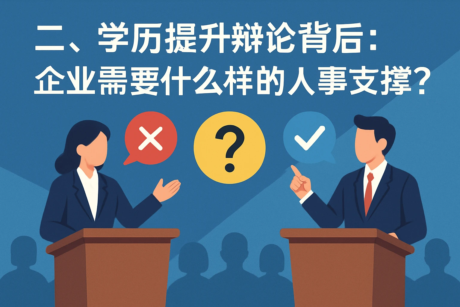 二、学历提升辩论背后:企业需要什么样的人事支撑?