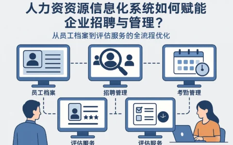 人力资源信息化系统如何赋能企业招聘与管理？从员工档案到实施服务的全流程优化