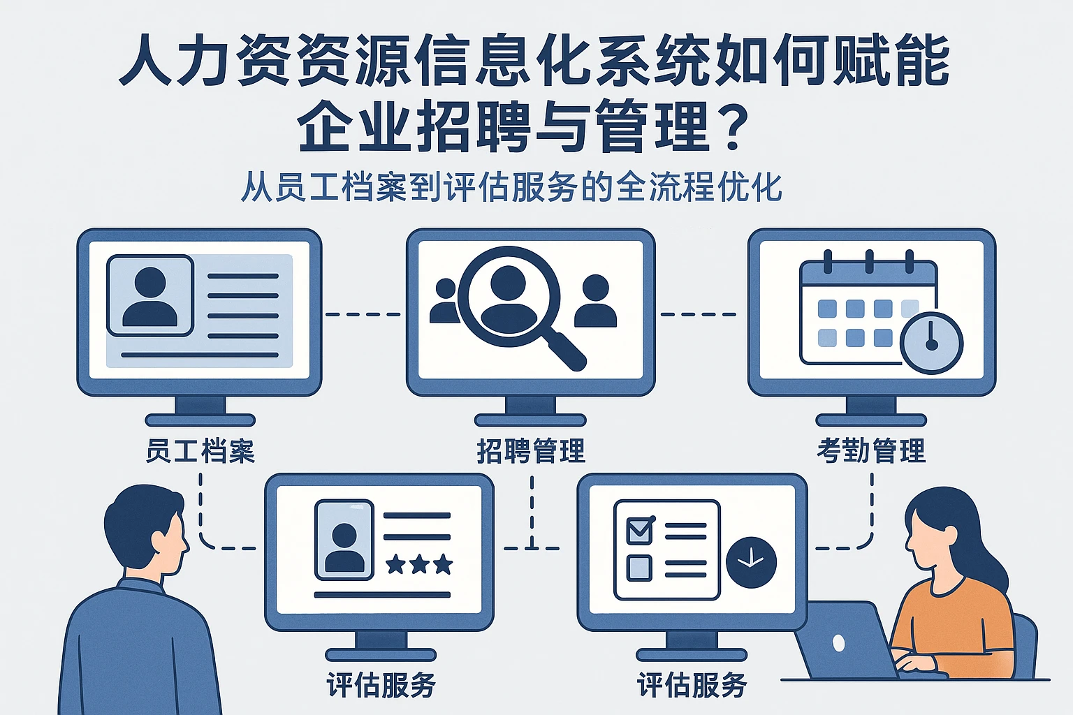 人力资源信息化系统如何赋能企业招聘与管理？从员工档案到实施服务的全流程优化
