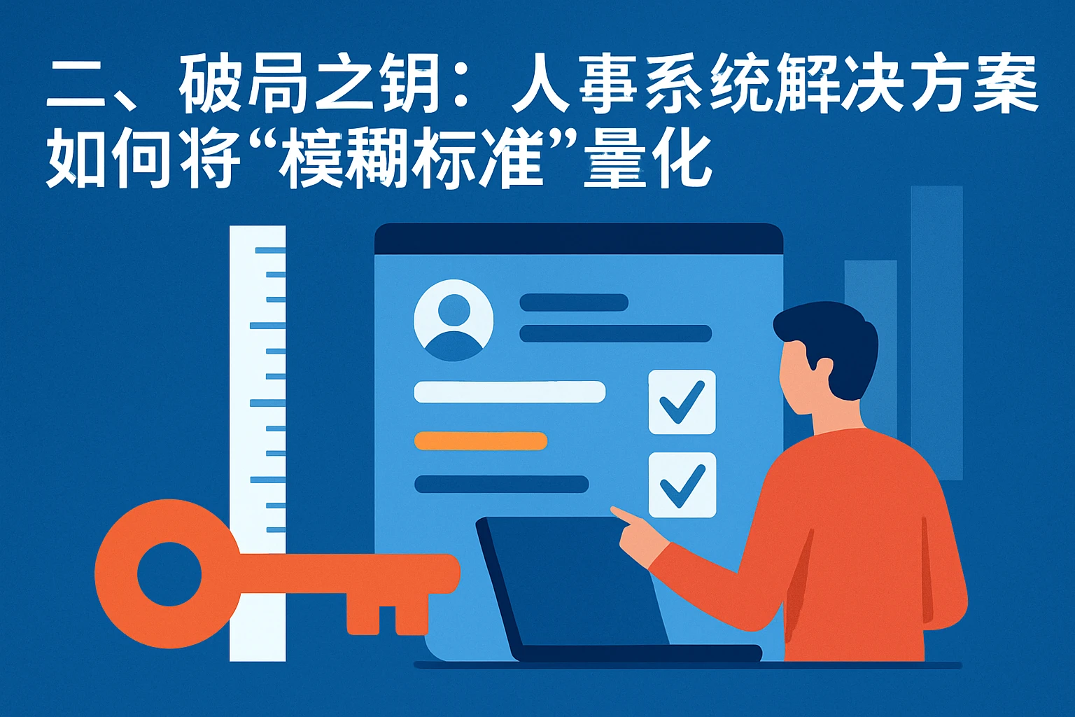 二、破局之钥:人事系统解决方案如何将“模糊标准”量化