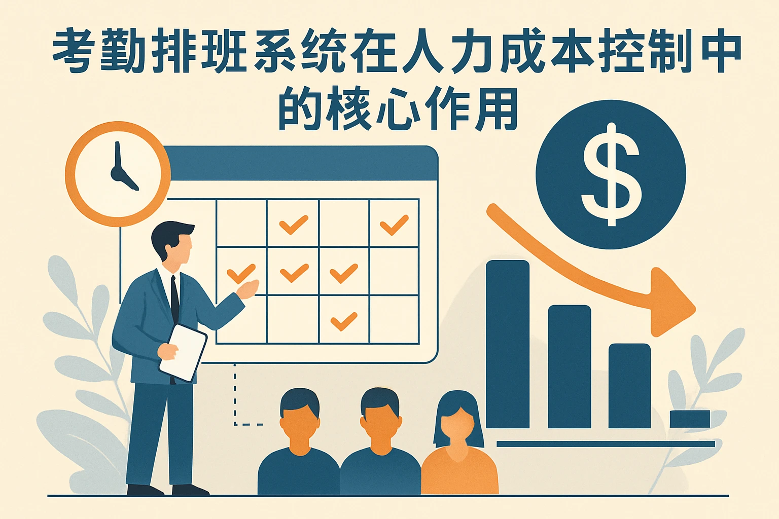 考勤排班系统在人力成本控制中的核心作用