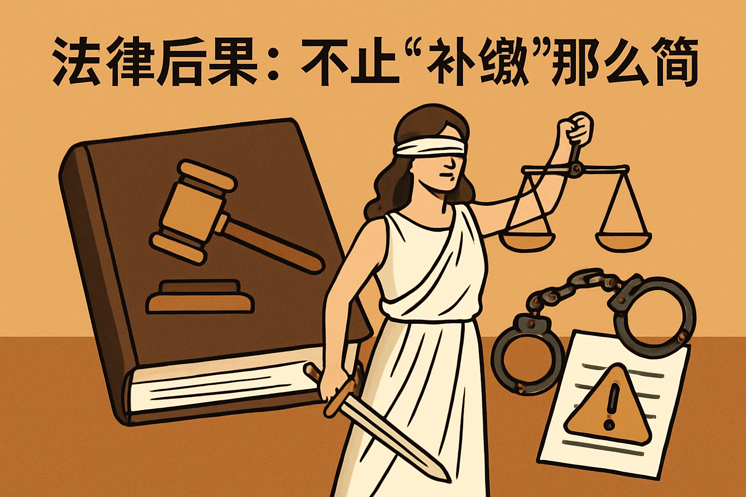 2. 法律后果:不止“补缴”那么简单