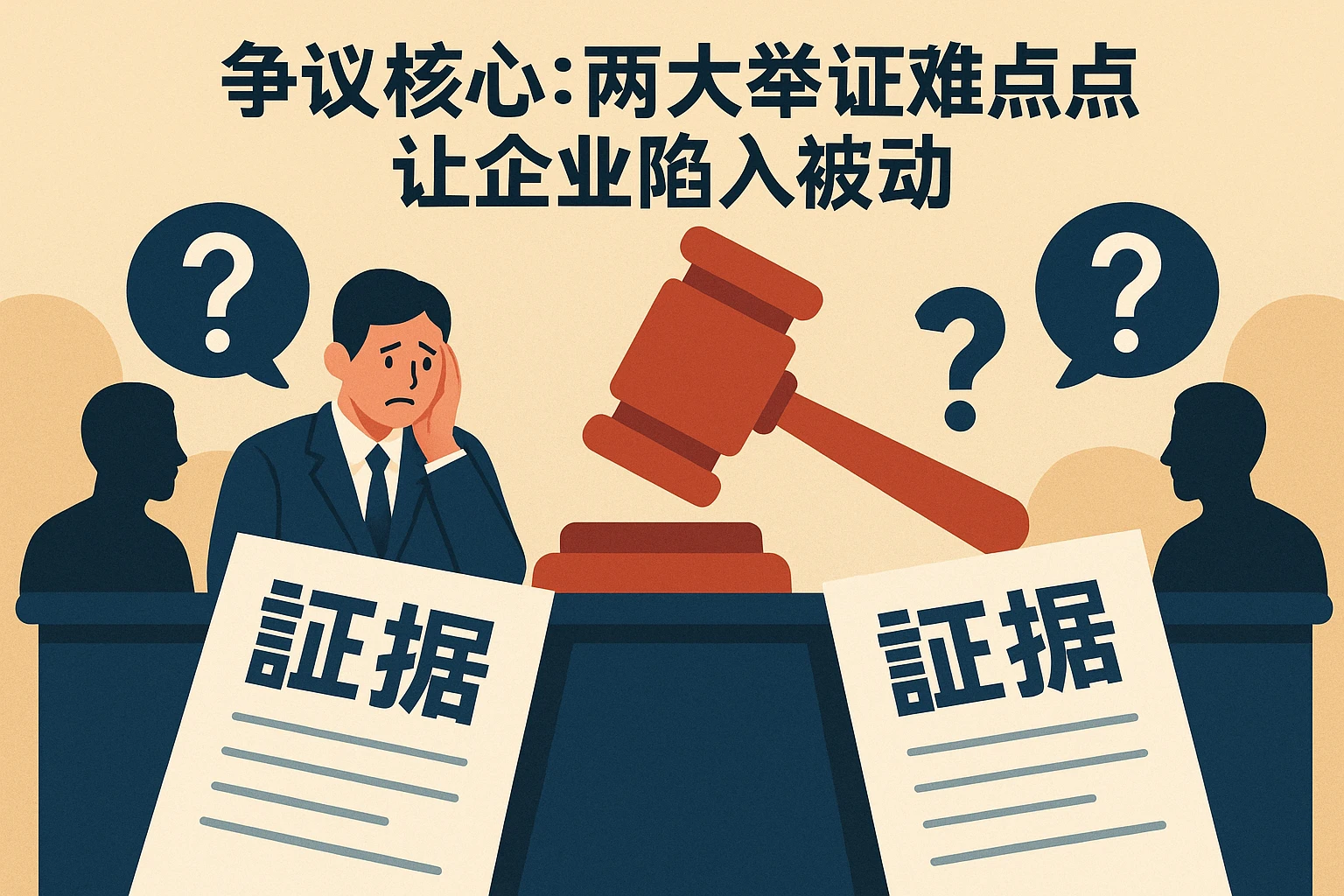 2. 争议核心:两大举证难点让企业陷入被动