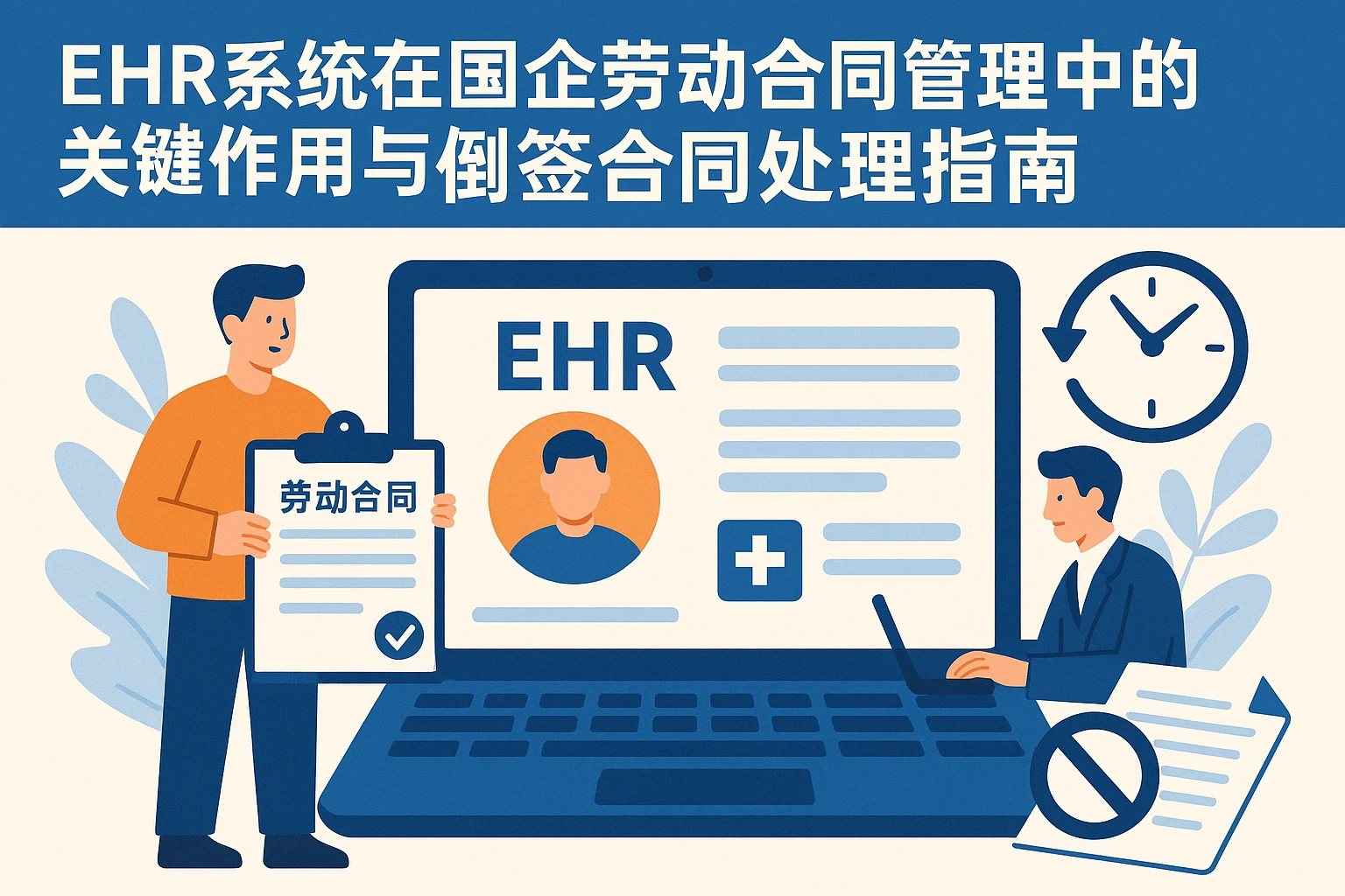 EHR系统在国企劳动合同管理中的关键作用与倒签合同处理指南
