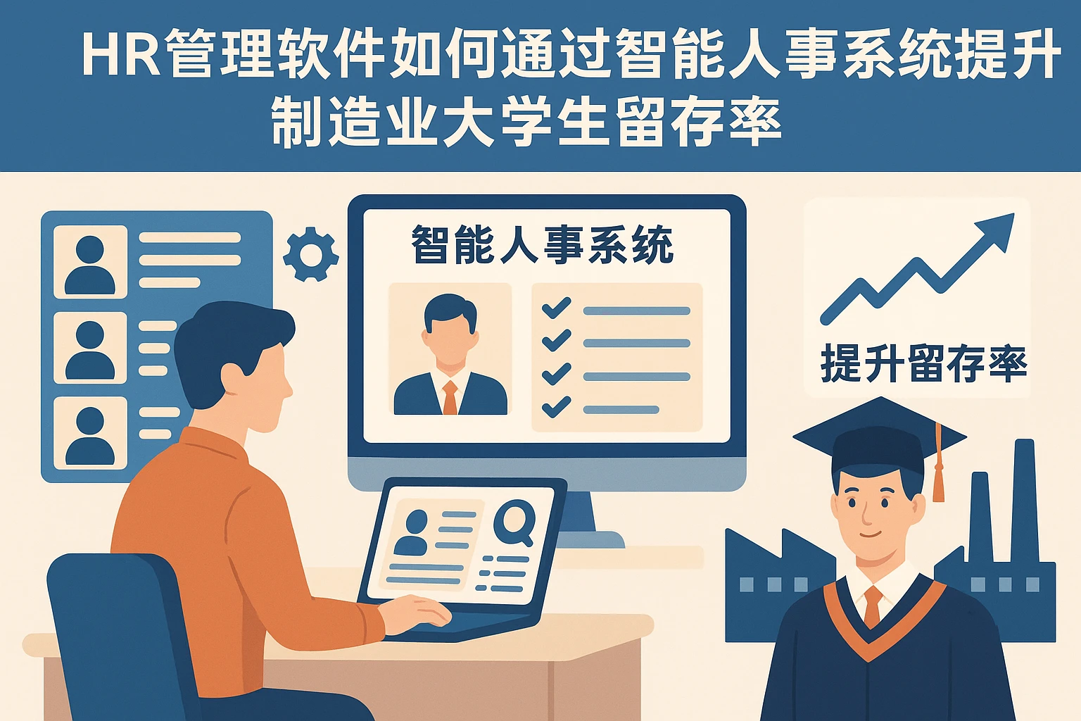 HR管理软件如何通过智能人事系统提升制造业大学生留存率