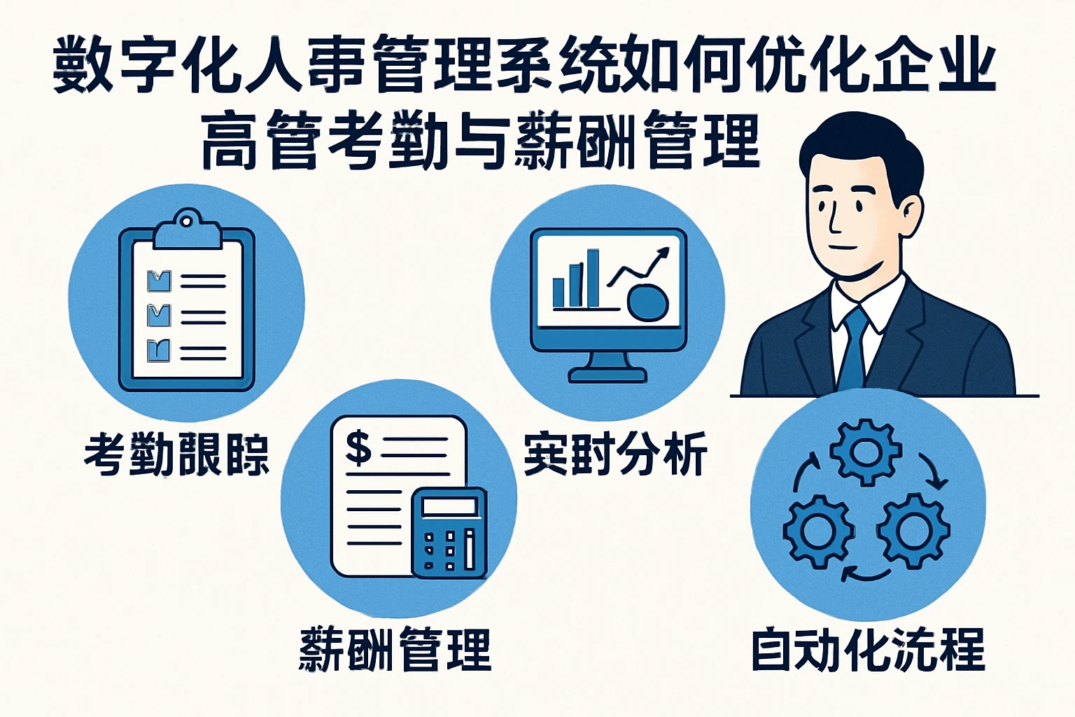 数字化人事管理系统如何优化企业高管考勤与薪酬管理