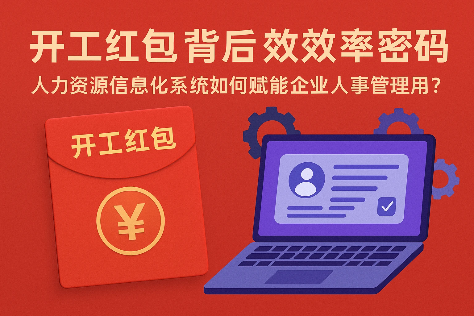 开工红包背后的效率密码:人力资源信息化系统如何赋能企业人事管理?