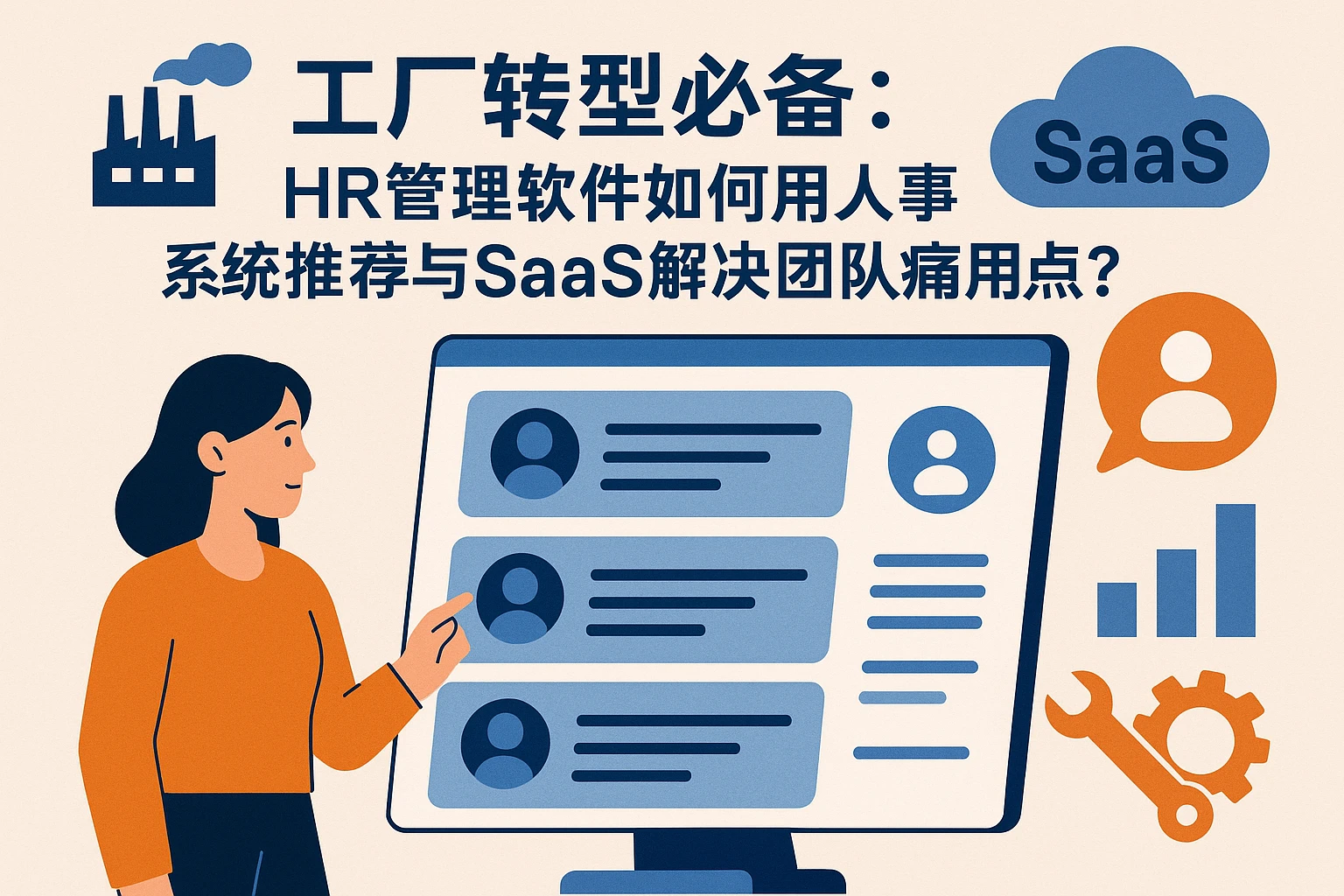 工厂转型必备：HR管理软件如何用人事系统推荐与SaaS解决团队痛点？