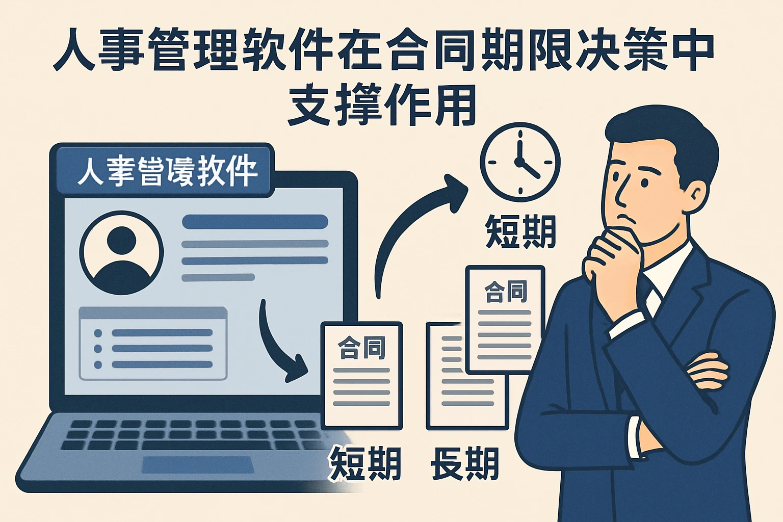 人事管理软件在合同期限决策中的支撑作用