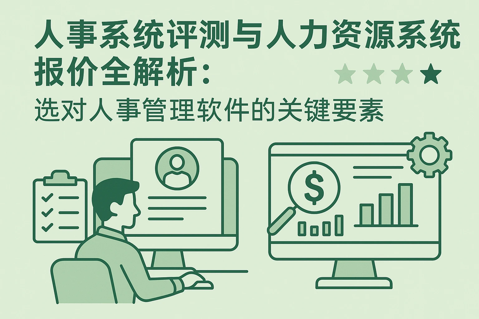 人事系统评测与人力资源系统报价全解析：选对人事管理软件的关键要素