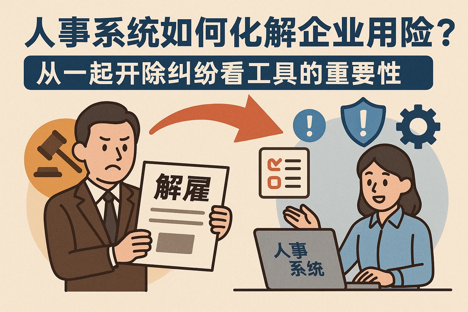 人事系统如何化解企业用工风险？从一起开除纠纷看工具的重要性