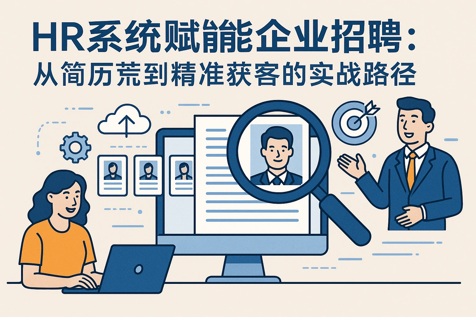 HR系统赋能企业招聘：从简历荒到精准获客的实战路径