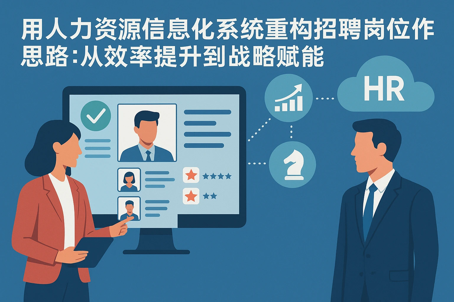 用人力资源信息化系统重构招聘岗位工作思路：从效率提升到战略赋能