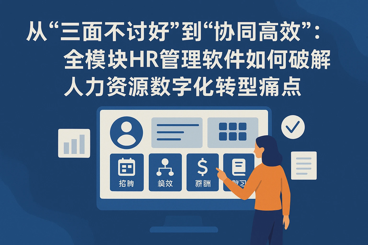从“三面不讨好”到“协同高效”：全模块HR管理软件如何破解人力资源数字化转型痛点