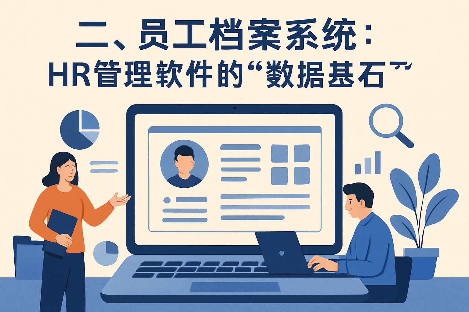 二、员工档案系统：HR管理软件的“数据基石”