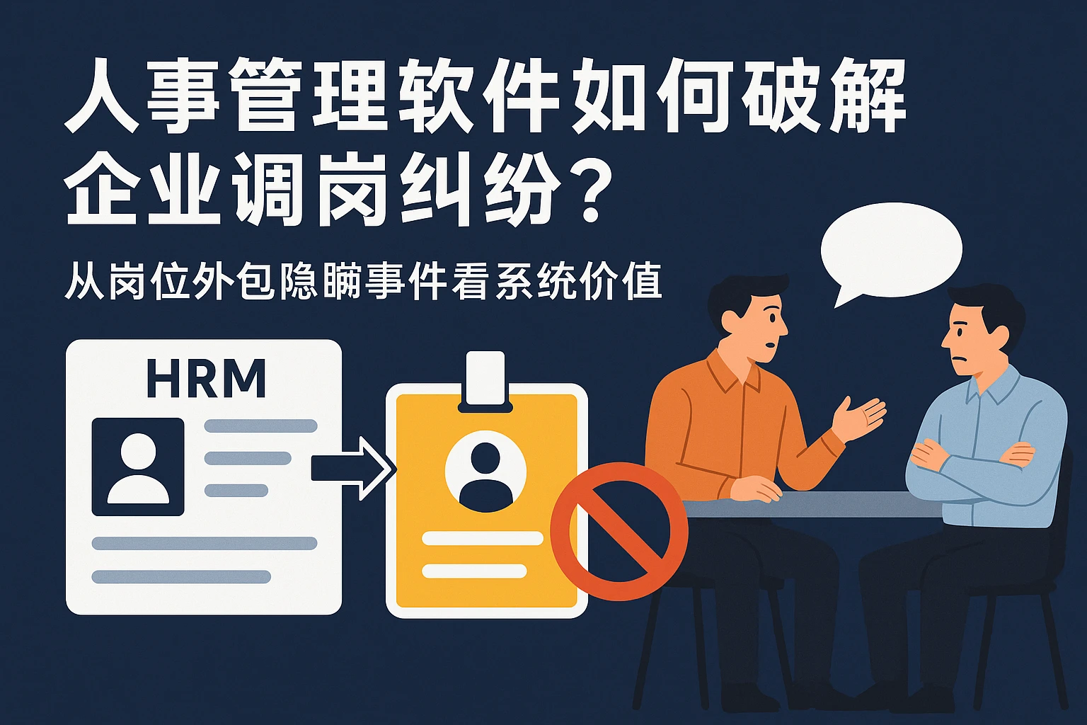 人事管理软件如何破解企业调岗纠纷？从岗位外包隐瞒事件看系统价值
