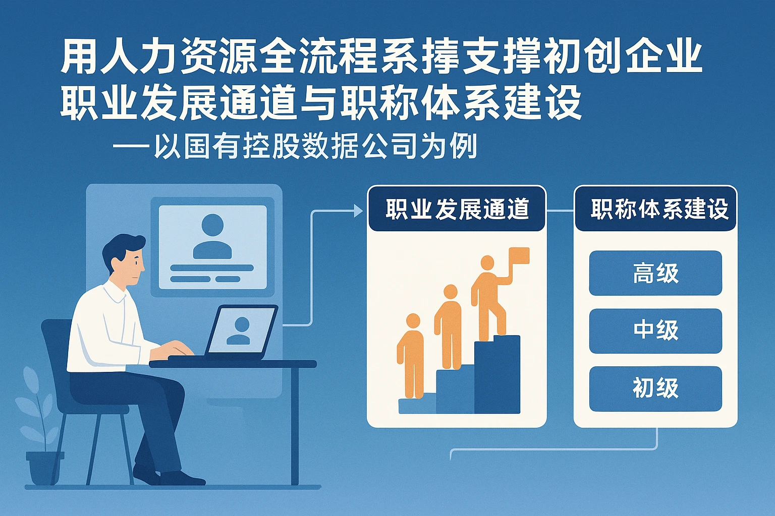 用人力资源全流程系统支撑初创企业职业发展通道与职称体系建设——以国有控股数据公司为例