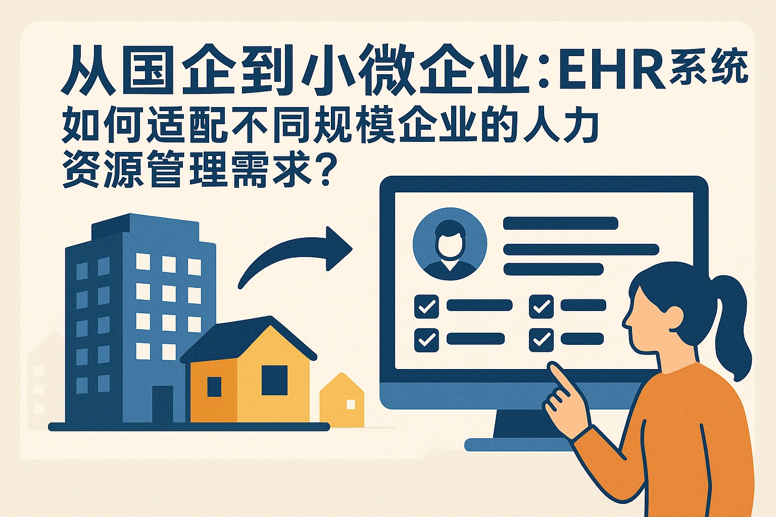 从国企到小微企业:EHR系统如何适配不同规模企业的人力资源管理需求?