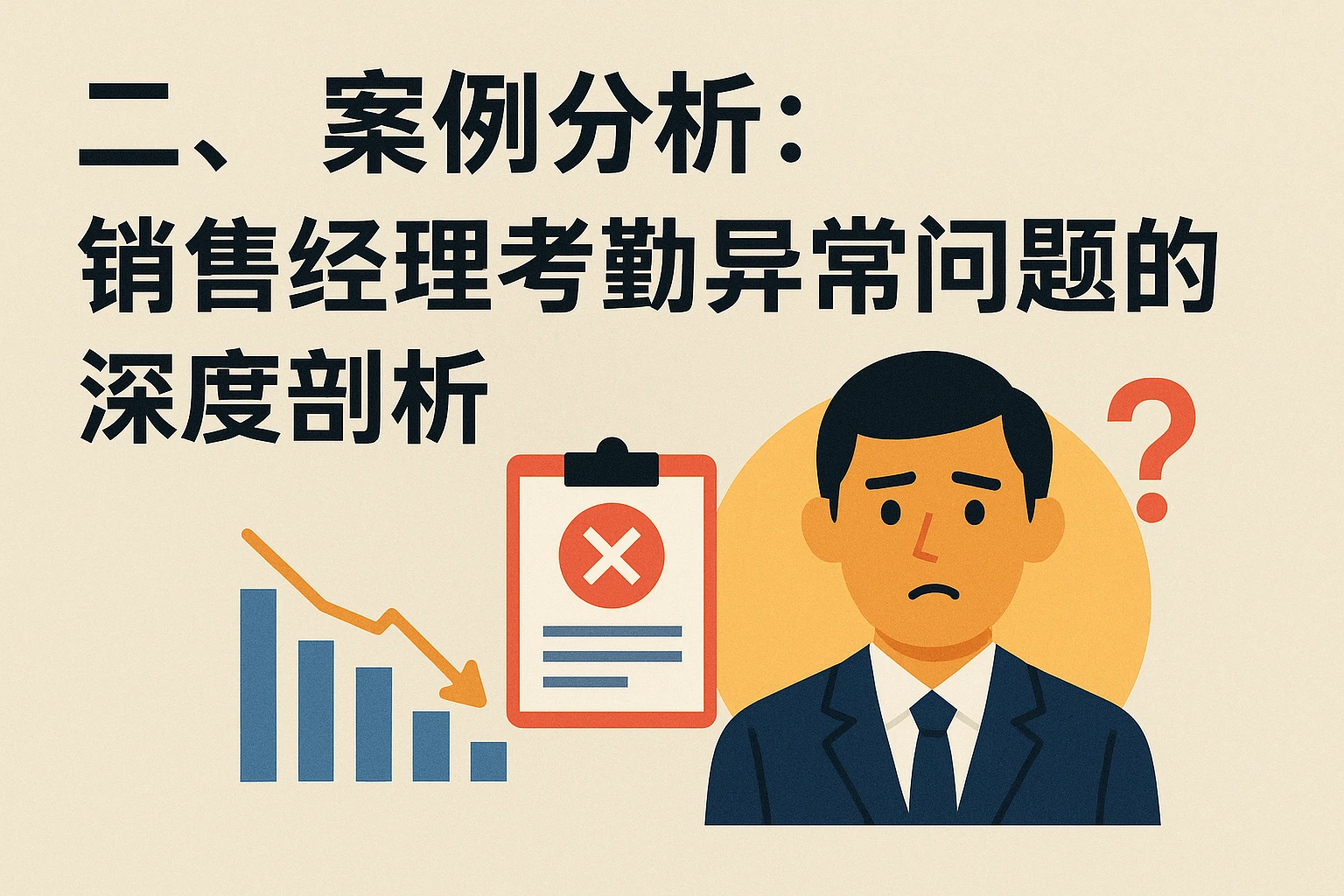 二、案例分析:销售经理考勤异常问题的深度剖析