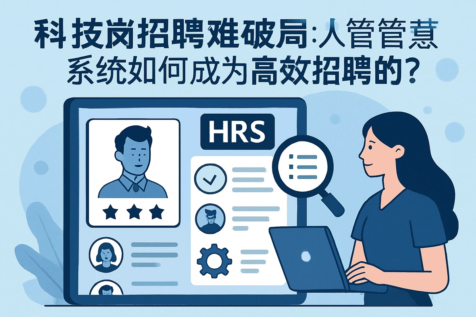 技术岗招聘难破局：人事管理系统如何成为高效招聘的关键？