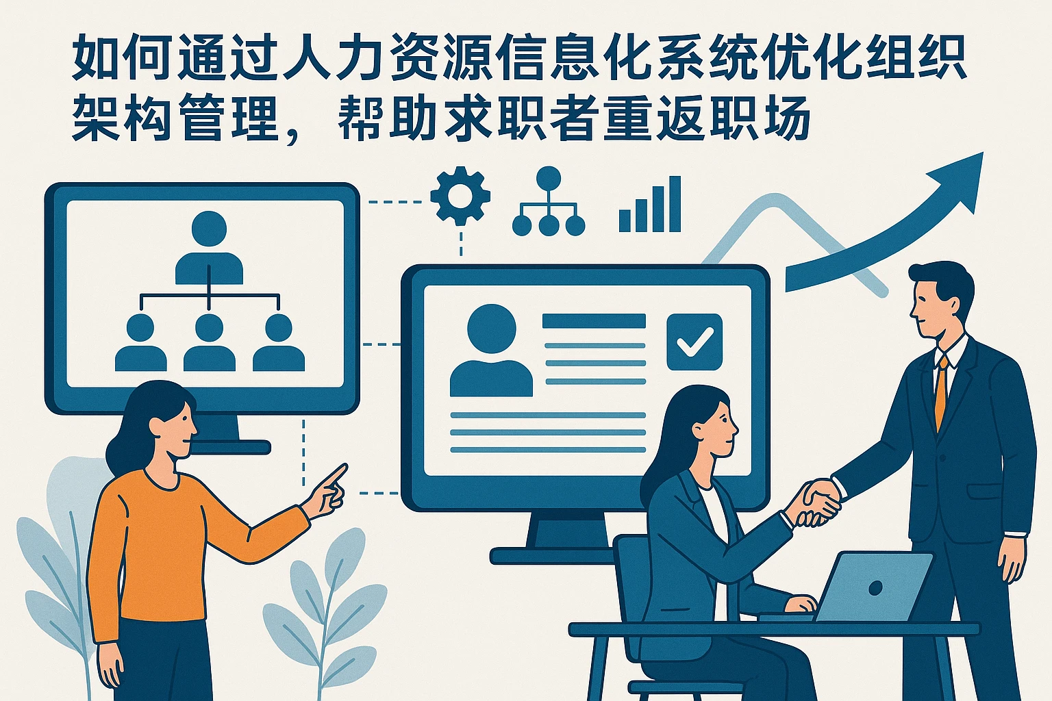 如何通过人力资源信息化系统优化组织架构管理，帮助求职者重返职场