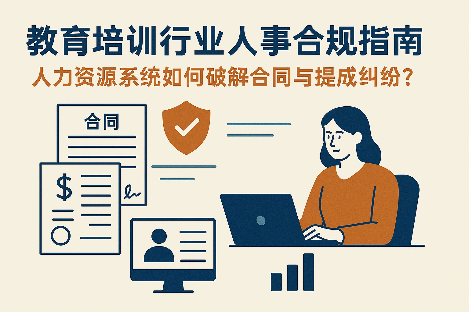 教育培训行业人事合规指南:人力资源系统如何破解合同与提成纠纷?