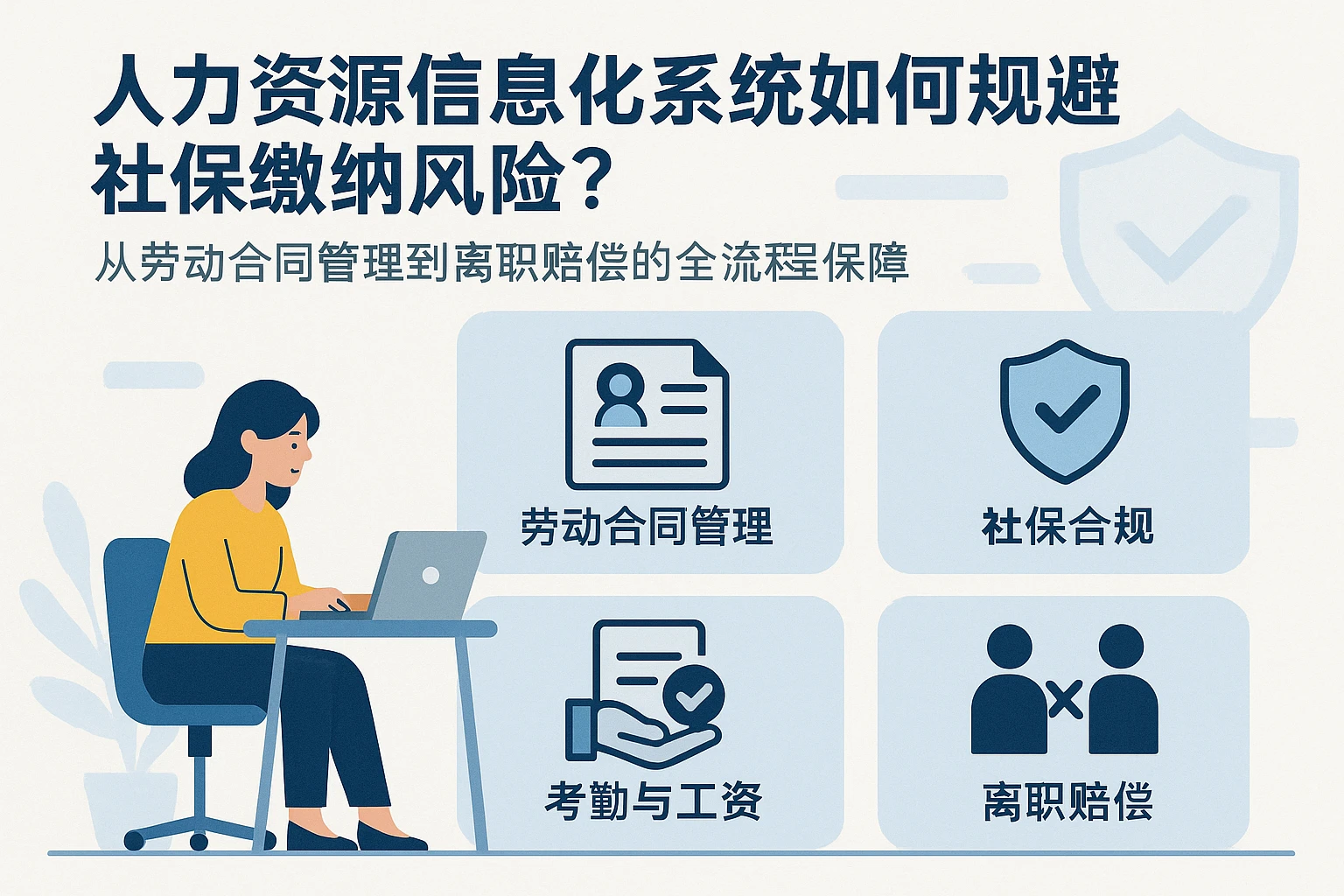 人力资源信息化系统如何规避社保缴纳风险？从劳动合同管理到离职赔偿的全流程保障
