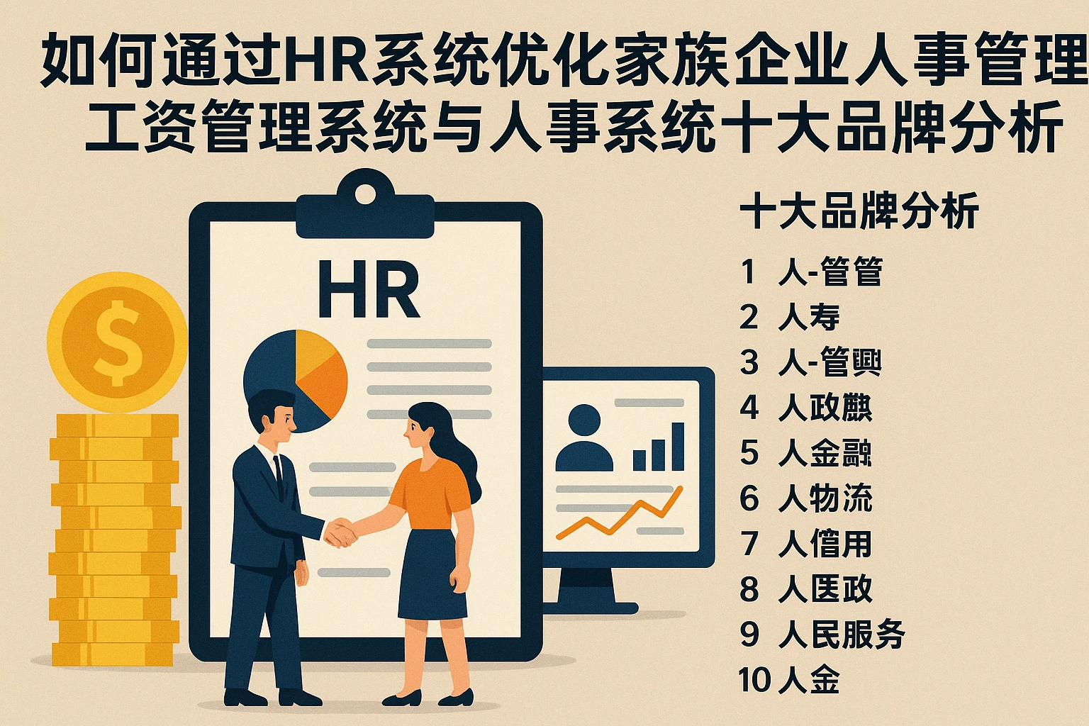 如何通过HR系统优化家族企业人事管理:工资管理系统与人事系统十大品牌分析