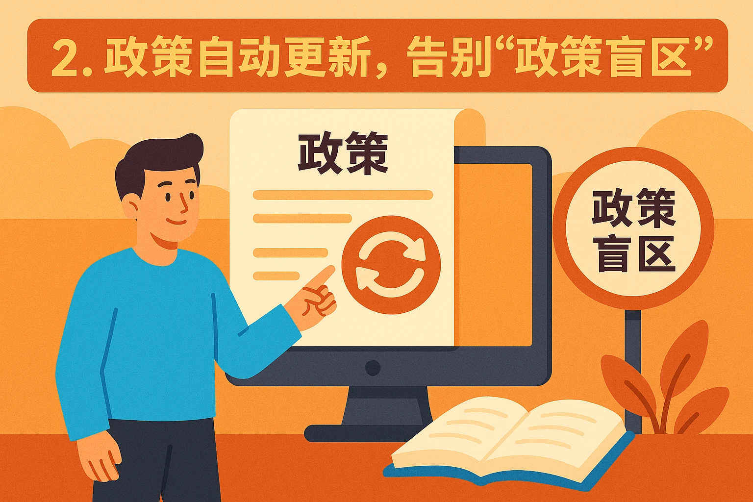 2. 政策自动更新，告别“政策盲区”