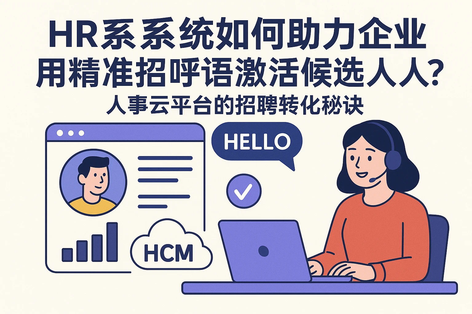 HR系统如何助力企业用精准招呼语激活候选人？人事云平台的招聘转化秘诀