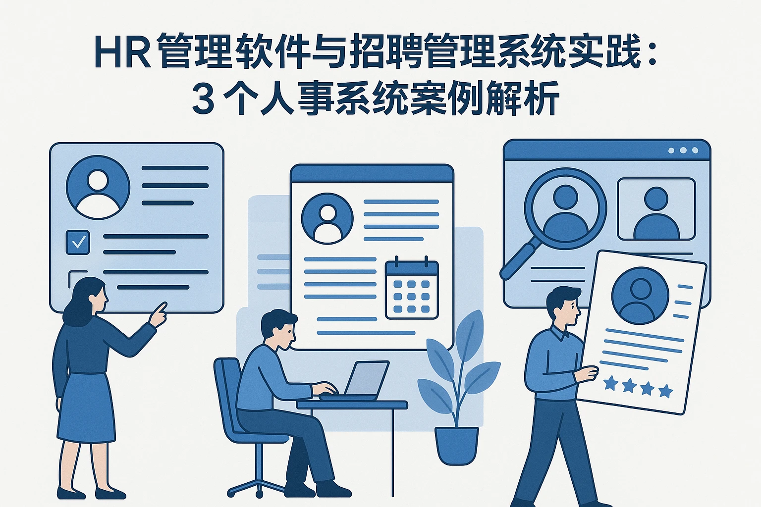 HR管理软件与招聘管理系统实践：3个人事系统案例解析