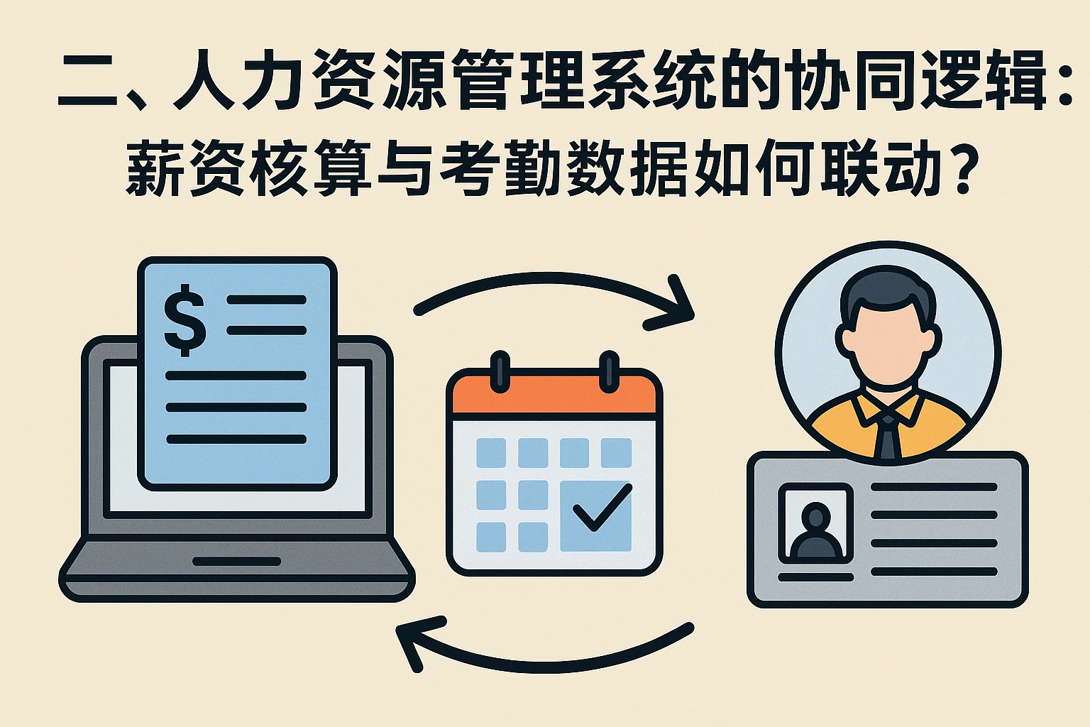 二、人力资源管理系统的协同逻辑：薪资核算与考勤数据如何联动？