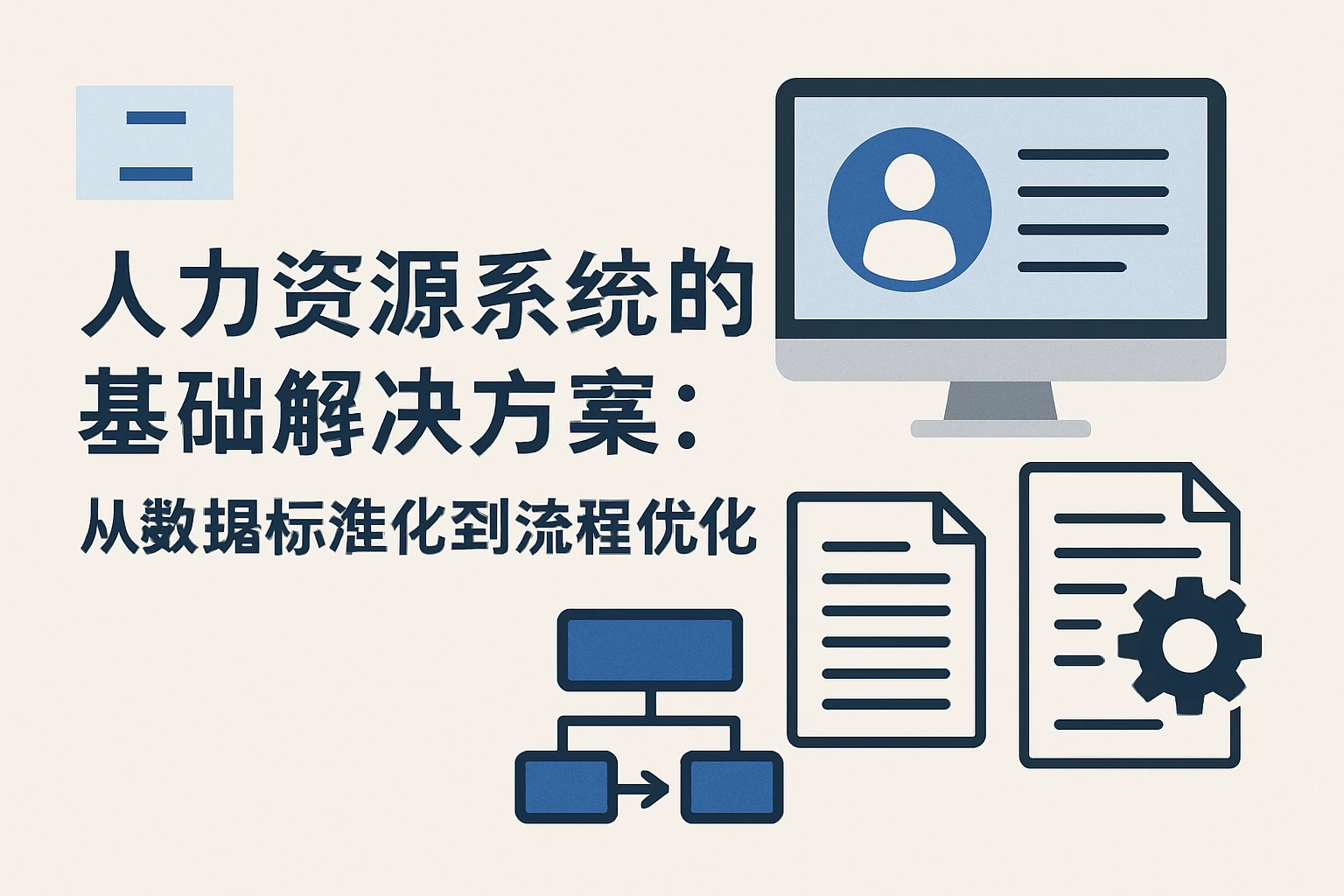 二、人力资源系统的基础解决方案：从数据标准化到流程优化