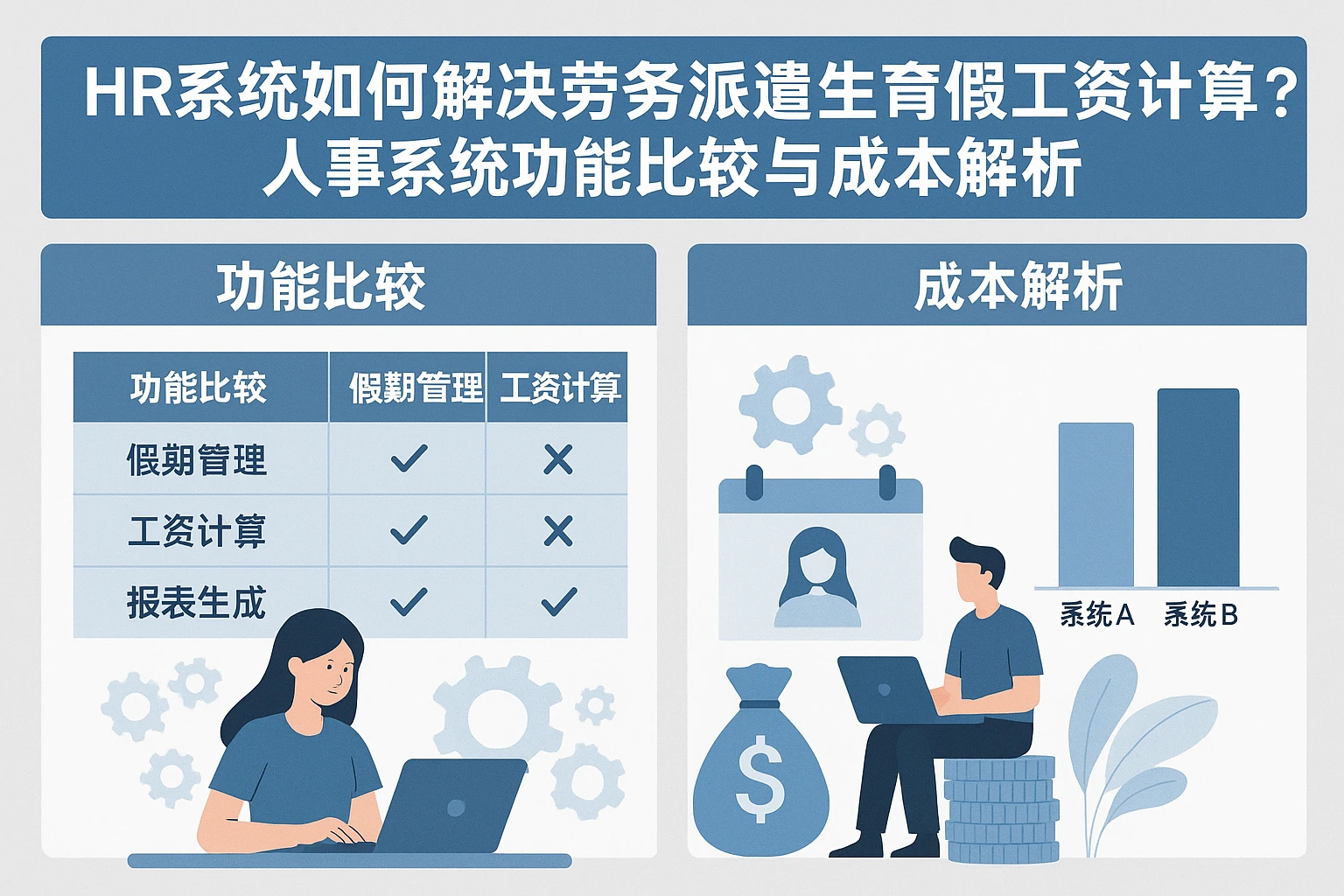 HR系统如何解决劳务派遣生育假工资计算难题?人事系统功能比较与成本解析