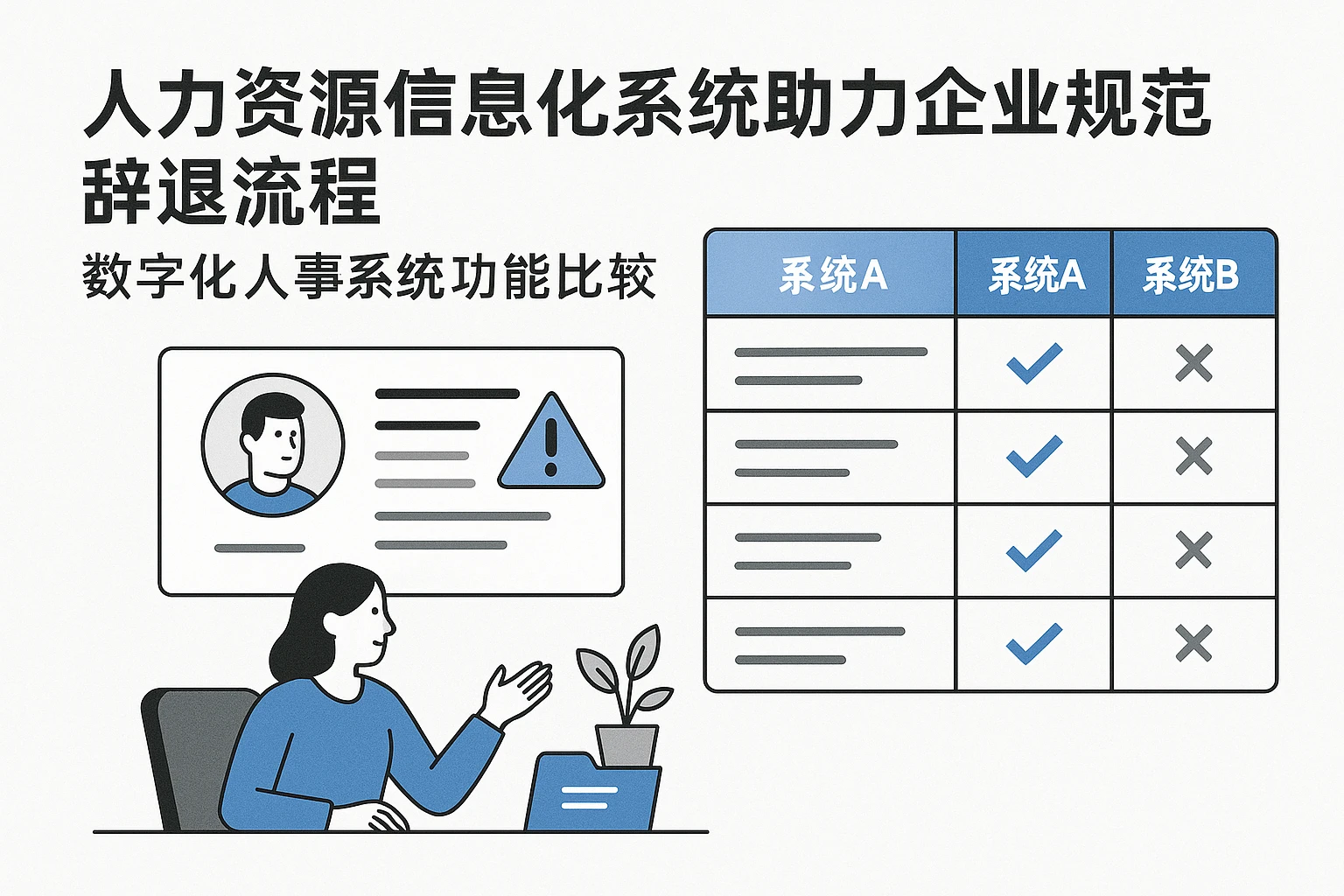 人力资源信息化系统助力企业规范辞退流程 - 数字化人事系统功能比较
