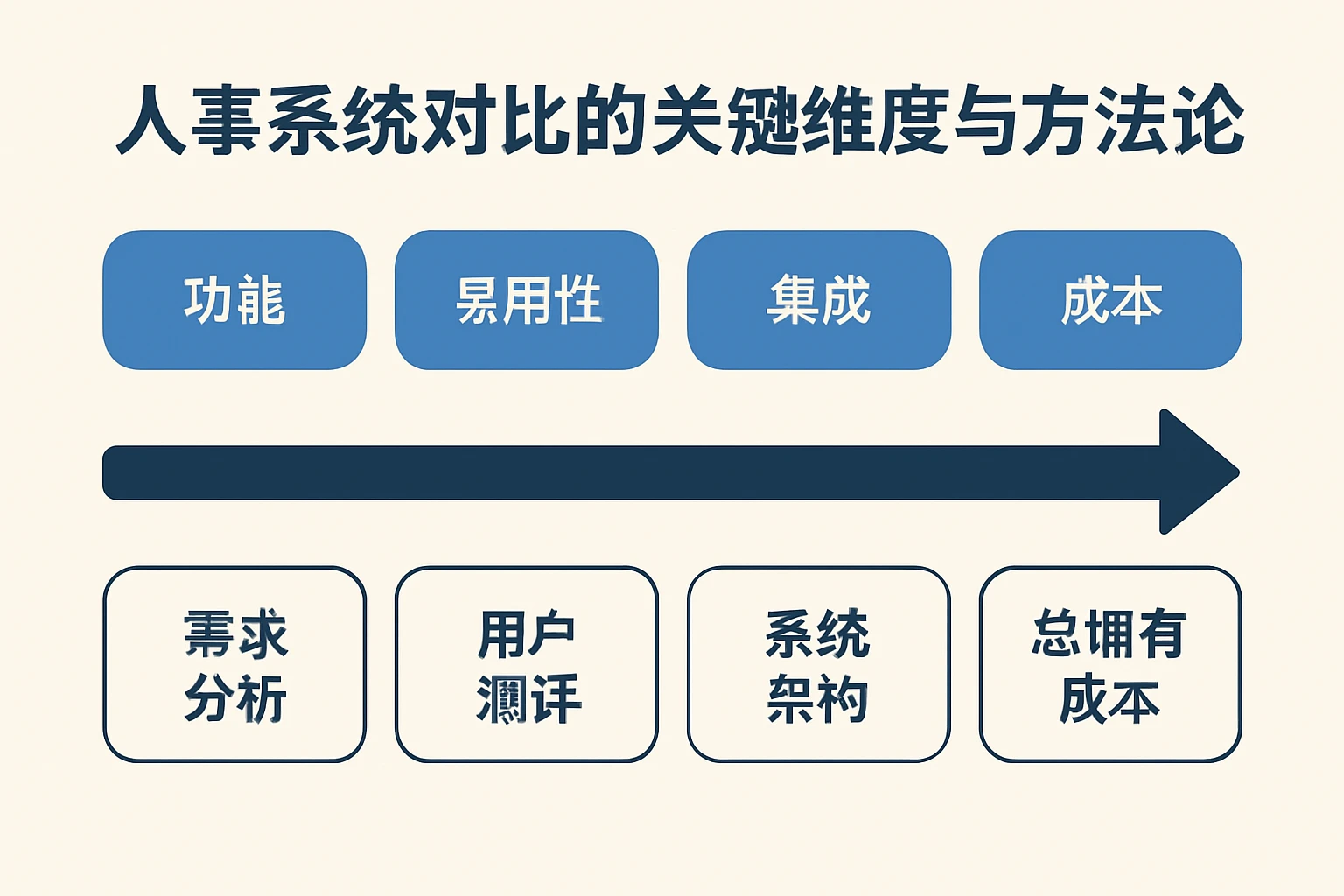 人事系统对比的关键维度与方法论