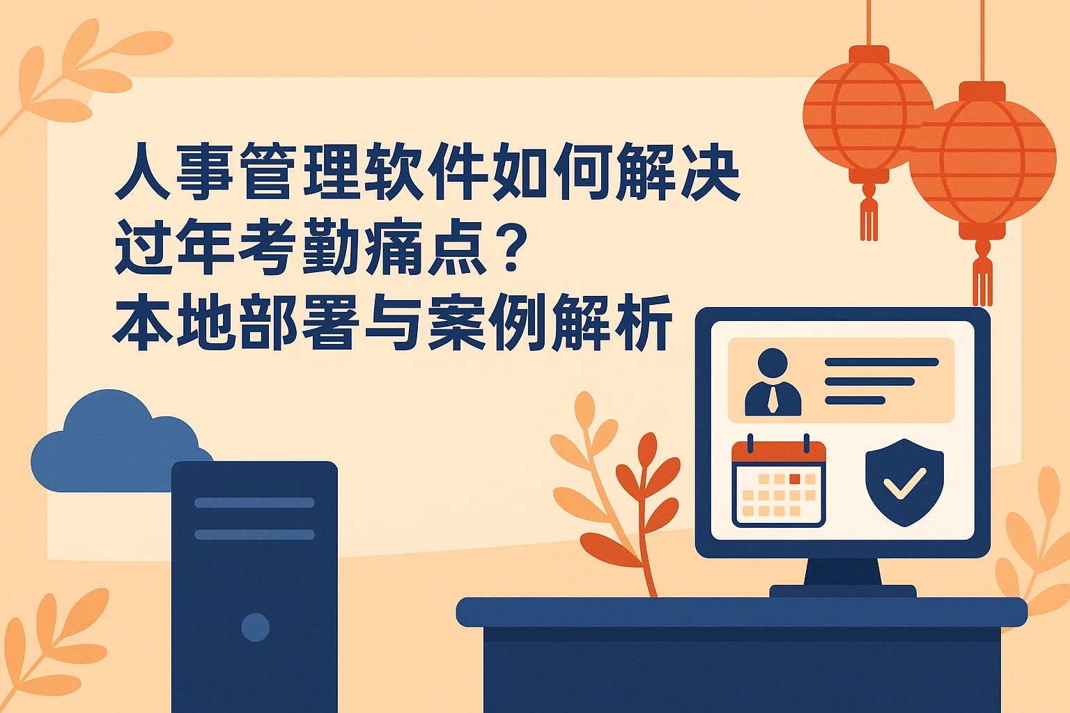 人事管理软件如何解决过年考勤痛点?本地部署与案例解析