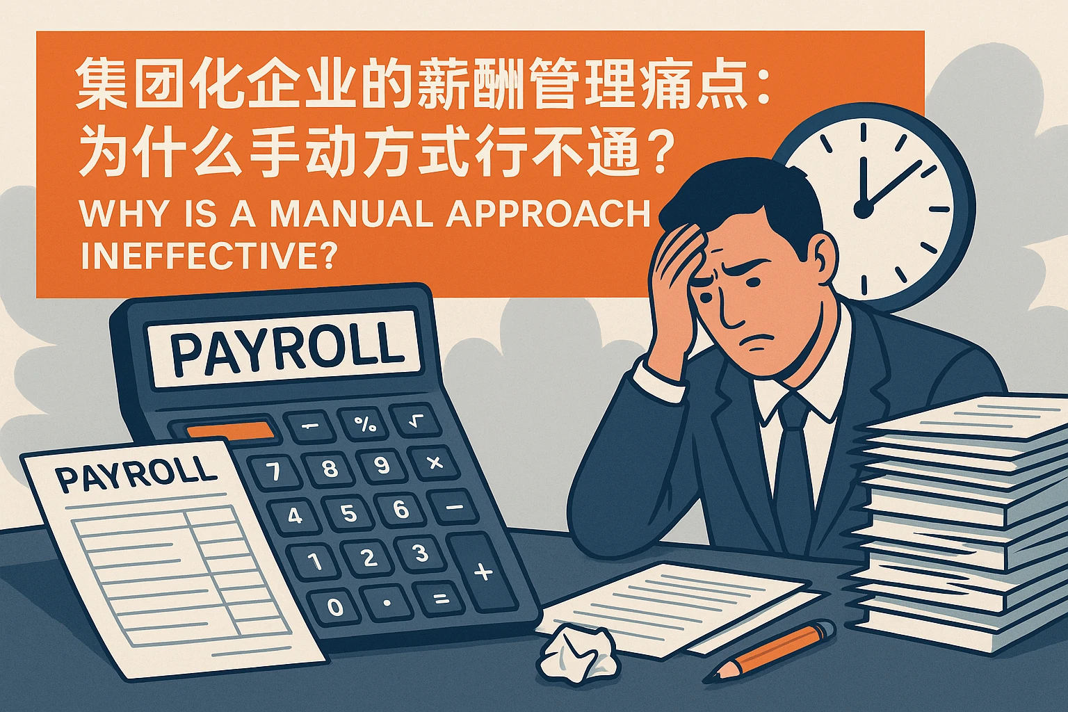 集团化企业的薪酬管理痛点：为什么手动方式行不通？