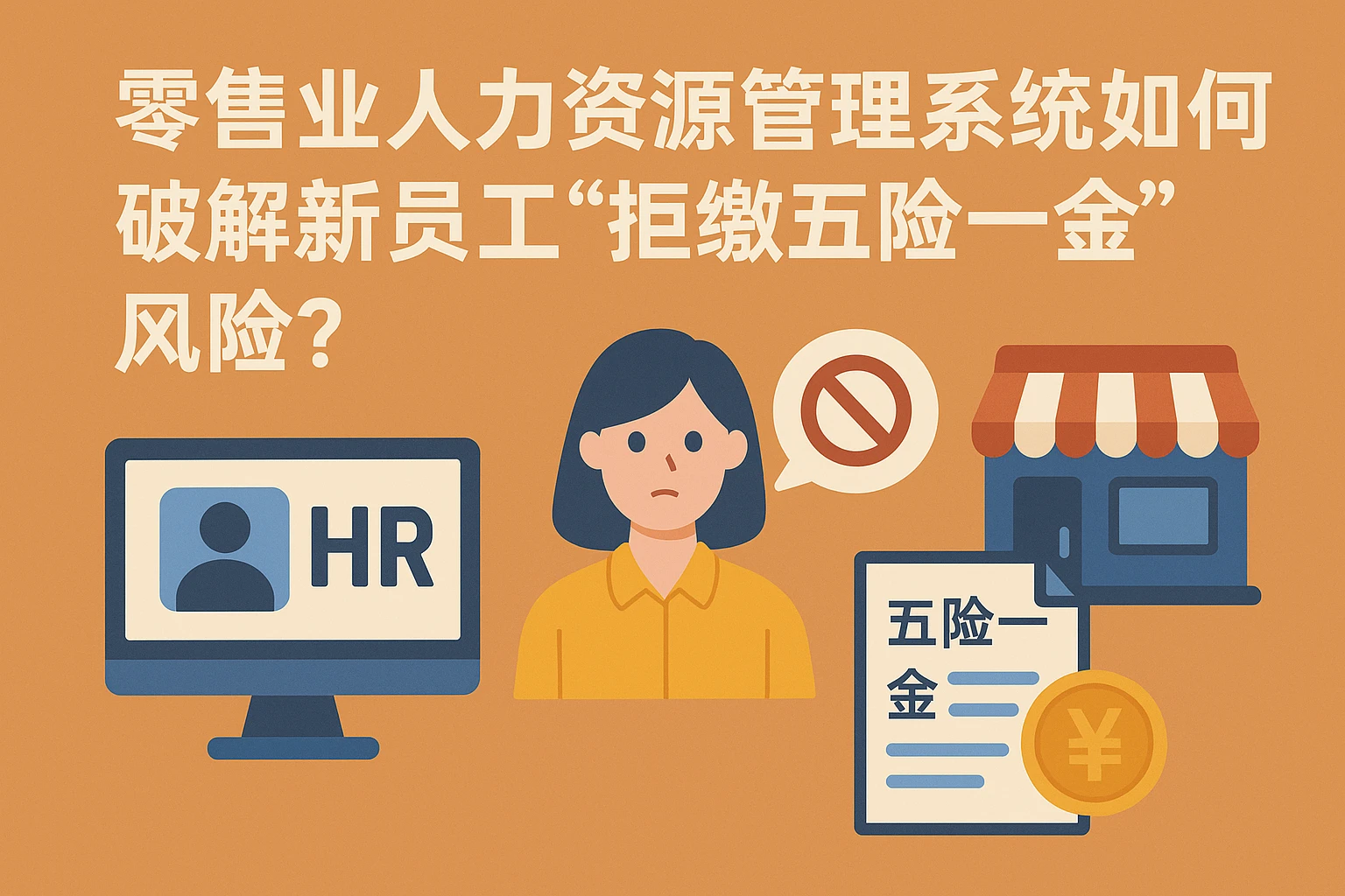 零售业人力资源管理系统如何破解新员工“拒缴五险一金”风险？