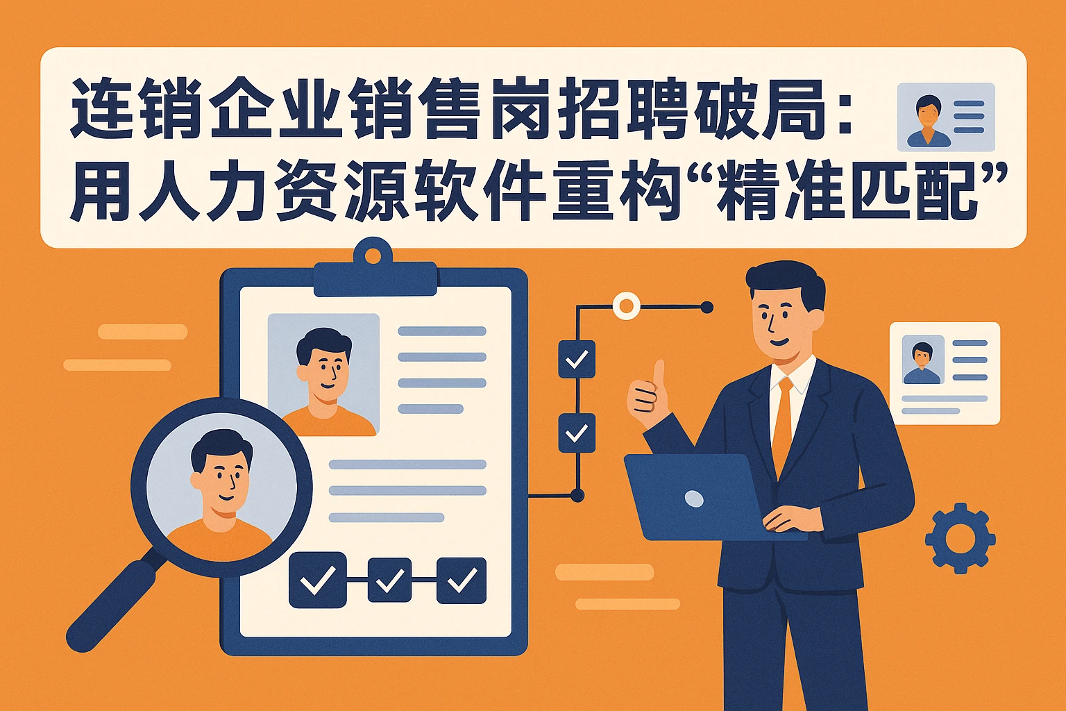 连锁企业销售岗招聘破局：用人力资源软件重构“精准匹配”全流程
