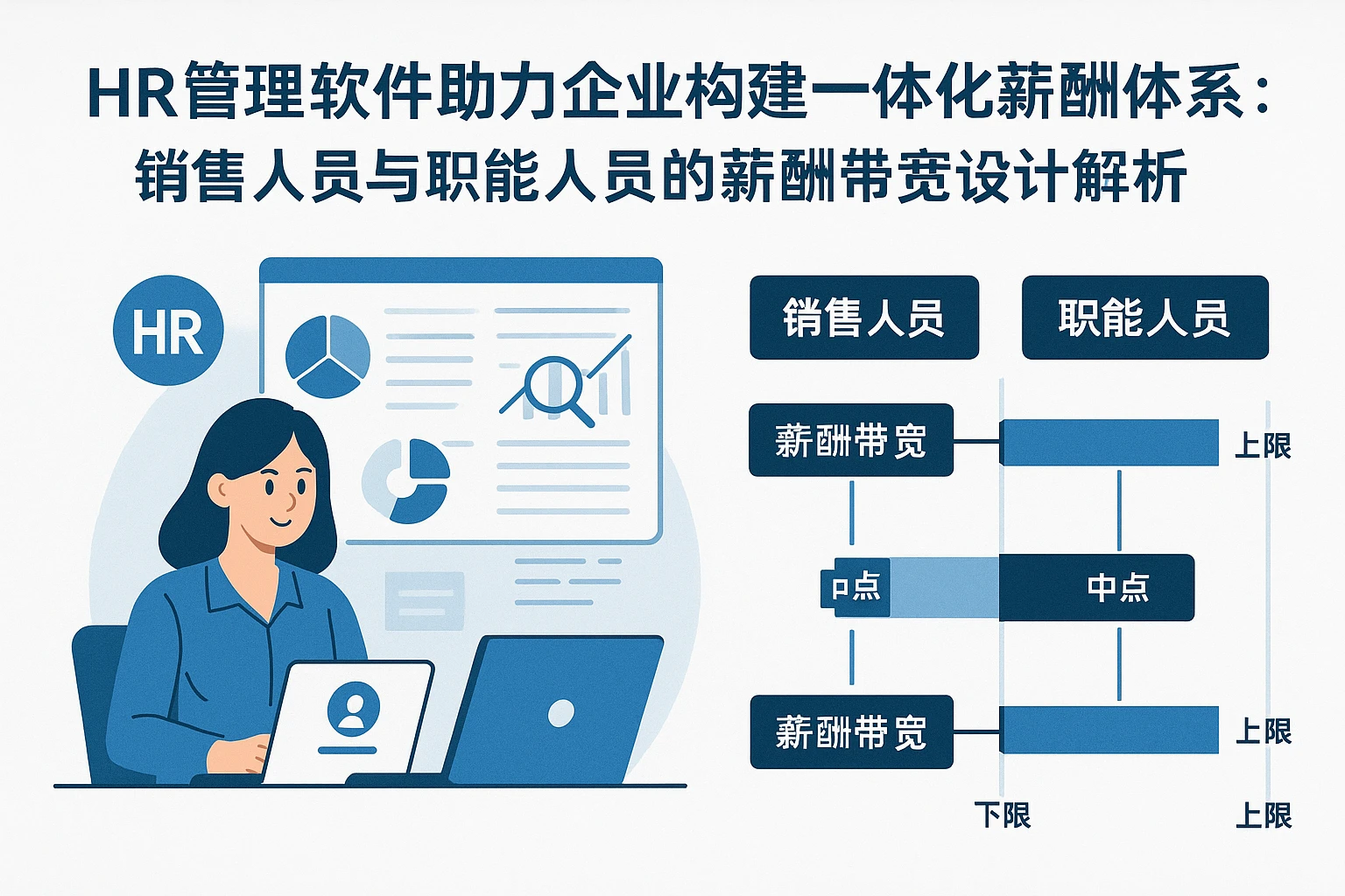 HR管理软件助力企业构建一体化薪酬体系：销售人员与职能人员的薪酬带宽设计解析