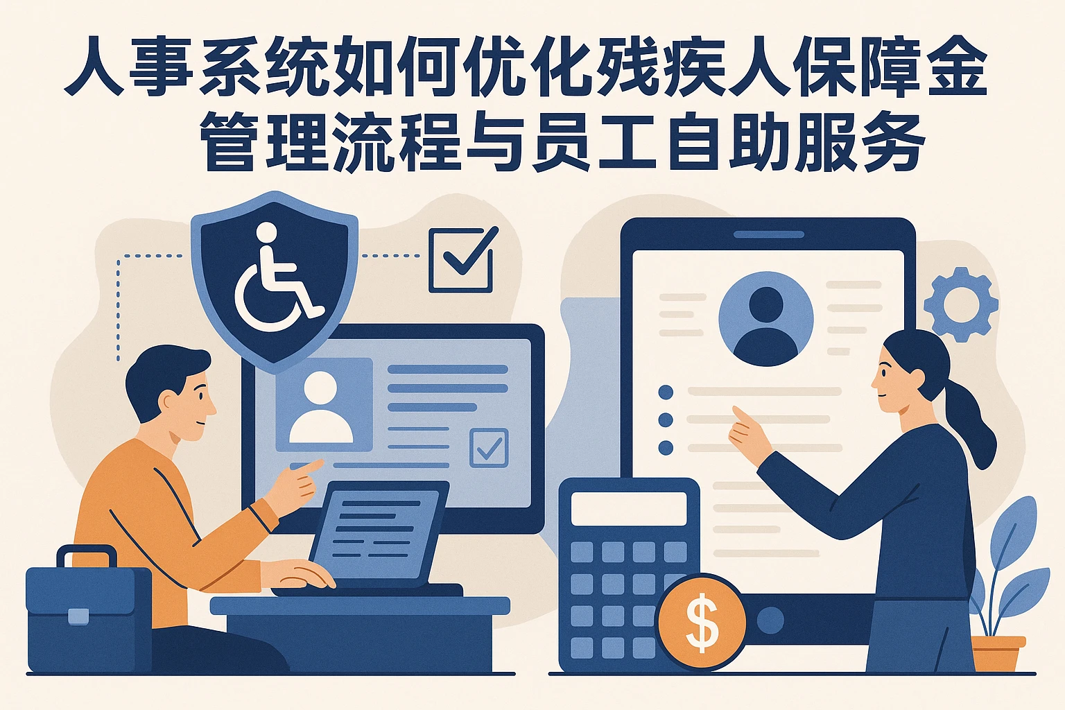 人事系统如何优化残疾人保障金管理流程与员工自助服务