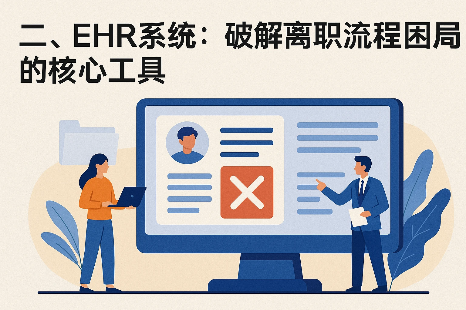 二、EHR系统：破解离职流程困局的核心工具
