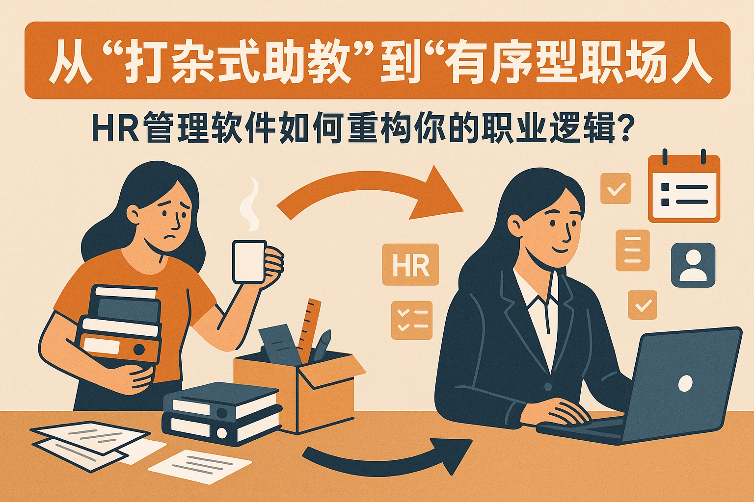 从“打杂式助教”到“有序型职场人”：HR管理软件如何重构你的职业逻辑？