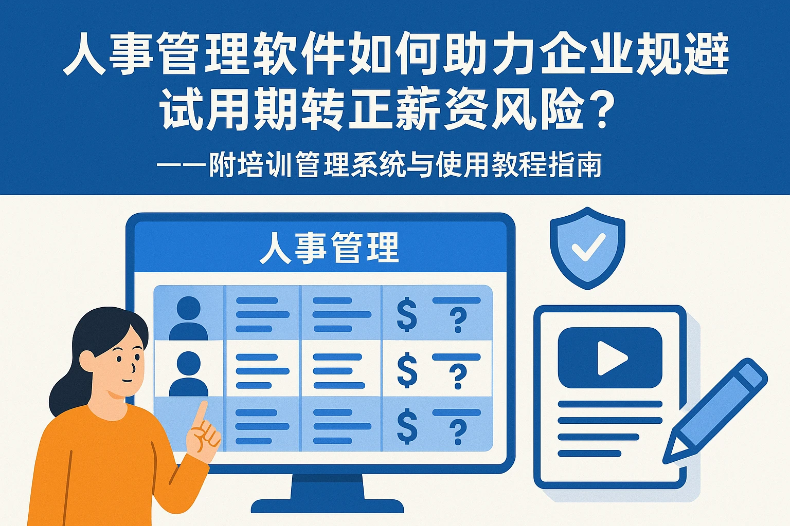 人事管理软件如何助力企业规避试用期转正薪资风险?——附培训管理系统与使用教程指南