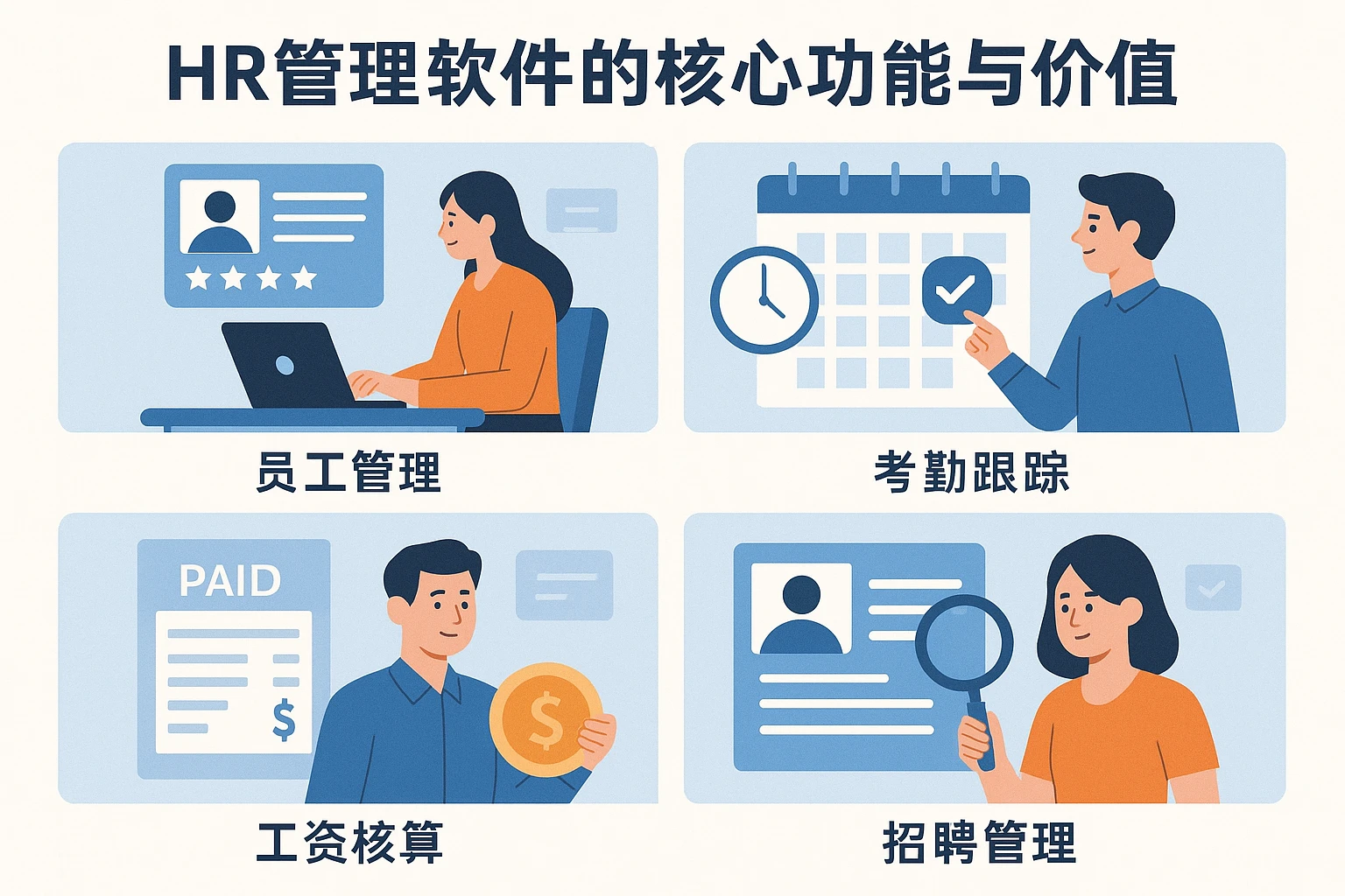 HR管理软件的核心功能与价值